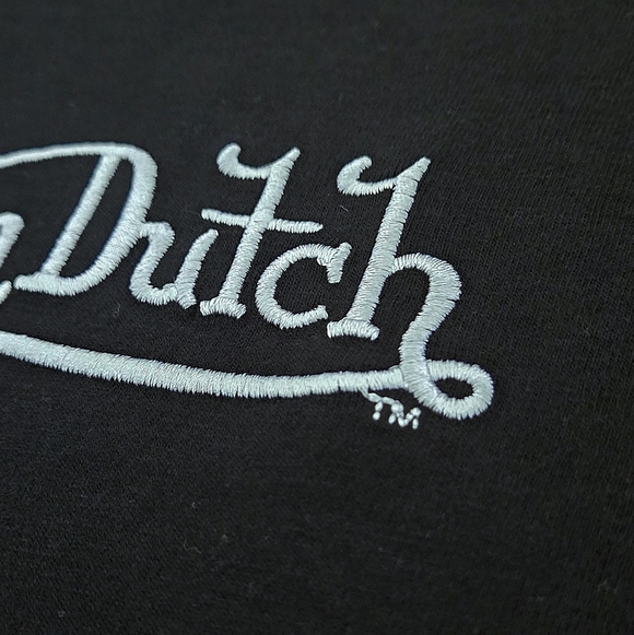 Von Dutch Black🖤 Graphic Tee👕 with White Logo - NWT - Picture 10 of 14